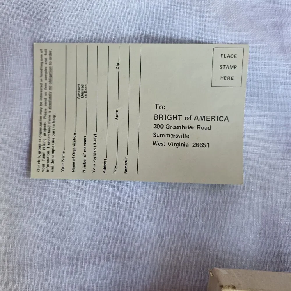 Vtg Bright of America 12 Christmas In Ohio Cards Stationary w Envelopes, Box